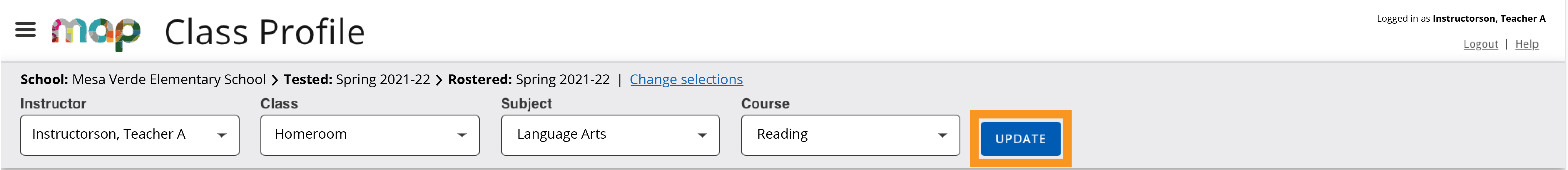 Class Profile Report